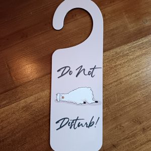 Laser cut Door hanger
