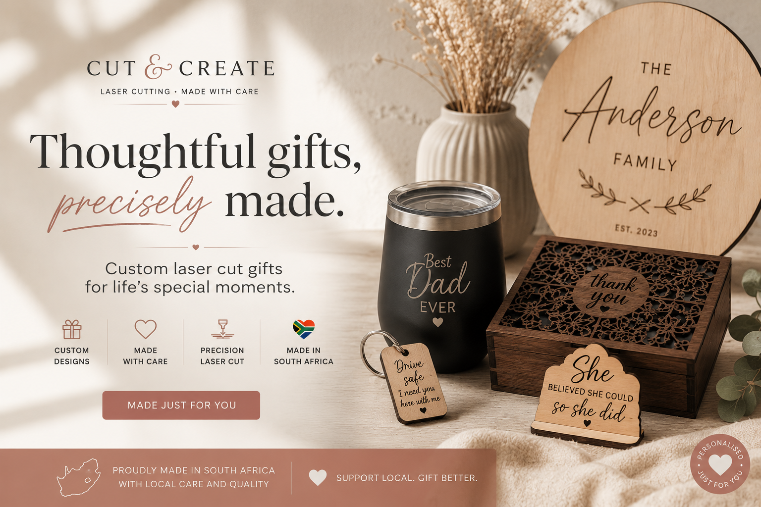 Custom Laser Cut Gifts